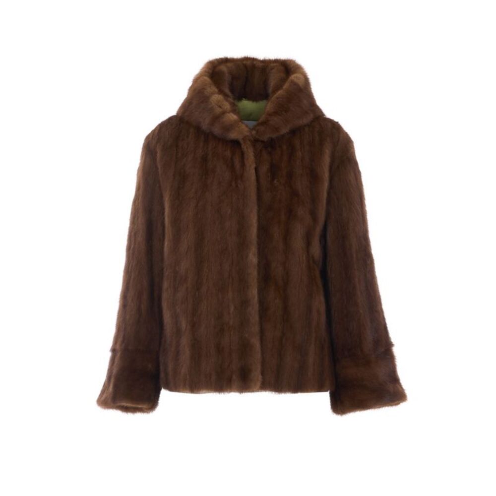 0 Women Rosene Mink Hooded Jacket
